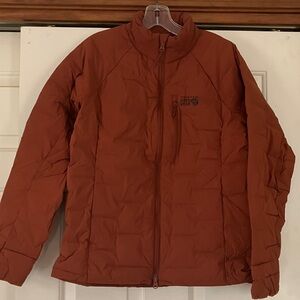 Mountain Hardware Burnt Orange Stretch down Jacket